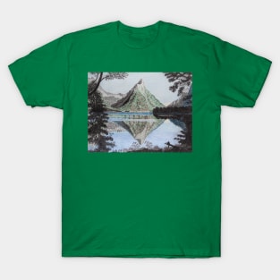 Serenity of Milford Sound, New Zealand T-Shirt